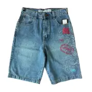 Ecko Unltd. Stonewash Denim Shorts for Boys with Logo Design NWT Free Shipping