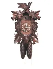 8 Day Cuckoo Clock, Seven Leaves, Three Birds