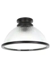Alfred 1 Light Batten Fix in Oil Rubbed Bronze/Glass