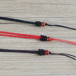 紅繩首飾掛脖掛件佛牌粗細掛繩和田玉男女手編毛衣鏈項鏈咖啡項鏈
