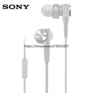 適用索尼原廠Sony耳機 適用蘋果三星小米vivo 高級入耳式超重低音耳機立體聲耳機 有線耳塞式運動免提麥克風耳機