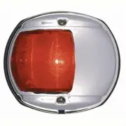 Perko LED Side Light - Red - 12v - Chrome Plated Housing - 0170MP0DP3