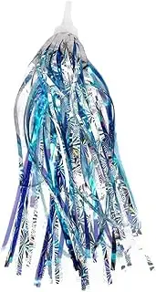 2 pcs Kids Bike Handlebar Streamers Ribbon Sparkle Tassel for Bicycle Scooter Blue