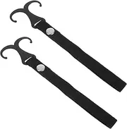 Alipis Set of 2 Stroller Hooks No Drill for Baby Stroller Pushchair Bikes and Electric Scooters Easy Access Front Hooks