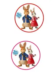 22x Peter Rabbit Stickers 15cm