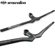 Carbon Fiber Mountain Bike Integrated Handlebar MTB Bicycle Flat/Riser Bar