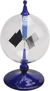 Blue Solar Power Radiometer Sunlight Energy Crookes Vanes Windmill Home Desk Decoration