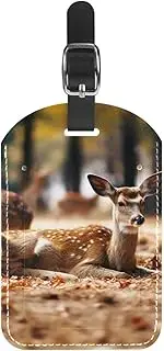 [YTYVAGT] Luggage Tag,Suitcases Luggage Tag,Backpack Luggage Tags,1-Pc,Animal Family Deer