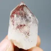 New Find NATURAL Red Pyramid QUARTZ Crystal Cluster Rare Specimen