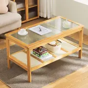 Bamboo Modern Coffee Table for Living Room