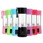 Portable Blender Shakes Smoothies Fresh Juice Personal Size 6 Blades Juicers USB