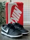 Nike Men's US 7 Dunk Low Retro Sneakers White/Black Style # DV0831-002