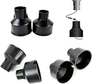 E-Simpo 6pcs ABS Embedded Housing Part Antioxidant Built-in Fitting for Waterproof Outdoor Indoor Pre-Embedded Concrete Grassland Inserts,to Fix The LED InGround Underwater Light (H76)