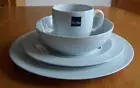 Denby White 4 - Piece Place Setting Two Plates Bowl Mug New with Tags