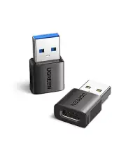 10Gbps USB to USB C Adapter 2 Pack Type C Female to Type A Male Adaptor USB 3.0