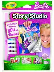 NEW SEALED~Crayola Story Studio Barbie Book Creation Kit - Pencils Story Sheets