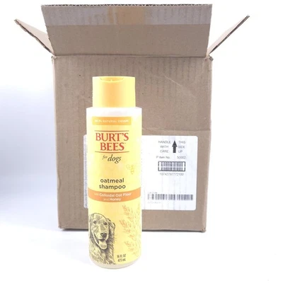 6x Burt's Bees For Dogs Natural Oatmeal Shampoo with Colloidal Oat + Honey 16 Oz