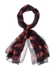 Alexander McQueen Skull Silk Scarf