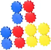 ERINGOGO 6pcs Fidget Gear Toys Finger Gyro Playthings for Fun Sensory Activity for Boys and Girls Adults Birthdays Festivals