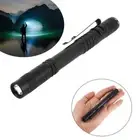 1X LED Flashlight Clip Mini Light Penlight Pocket Portable Pen Torch Lamp H4A1