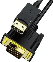 Angoily to Adapter Cable Plated Connectors Plug Play Full 1920x1080 Corrosion-Resistant for Computers Projectors
