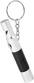 ibasenice Outdoor Survival Whistle with Compass and Flashlight Lightweight Keychain Emergency Whistle for Adventurers Present for Outdoor Enthusiasts