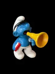 Smurfs 20715 Producer Smurf Megaphone Figure Schleich PVC Figurine w/ tag