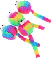 Abaodam 4pcs Cute Plush Mouse Cat Realistic Chewing Mice Playthings for Cats Soft and Adorable Plush Materials Engaging Indoor Fun for All Ages