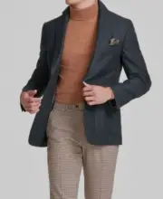 Tallia Men's Green Slim-Fit Wool Blend Sport Coat Size 40S