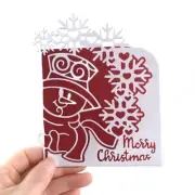 Snowman Cutting Dies for Greeting Card Gift Card Making Scrapbooking DIY Albums