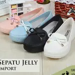 CYS JELLY涼鞋女當代韓國時尚風格圖案絲帶綁帶女童進口PVC橡膠SPT-32TRENDING