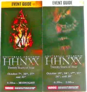HALLOWEEN HORROR NIGHT 2010 #20 TWENTY YEARS OF FEAR 2 EVENT GUIDES UNIVERSAL