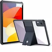 Kickstand Case for Xiaomi Redmi Pad SE 11 inch Clear Case with Stand Hard Transparent Back Cover Case Ultra Thin Rugged Case for Android Tablet xiaomi redmi pad se 11"