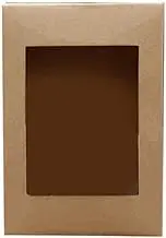 AIMALL Cardboard Paper Catering Grazing Boxes/Trays,10/20 Pack W/Windows Kraft Disposable for Food Display and Packaging,Takeaway, Bakery, Charcuterie, and Party Serving