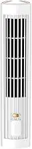 Bladeless Tower Fan USB Rechargeable 3 Speed Standing Quiet Cooling Fan 1200mAh Mini Vertical Air Conditioner Bladeless Floor Air Cooler for Living Room Bedroom