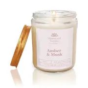 Amber & Musk Soy Candle 200g