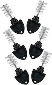 LAPYAPPE 6pcs Beer Tap Brush Portable Brush Beer Brush Portable Tap Stopper Beer Cleaner Beer Line Cleaner Tap Plug Brush Line Brush Plastic Black