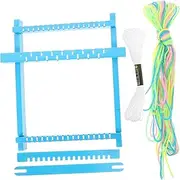 HOMSFOU 1Set Handmade Loom for Cognitive Weaving Machine for Early Learning Fun DIY Craft Activity to Enhance Parent Interaction and Motor Skills Present for Years