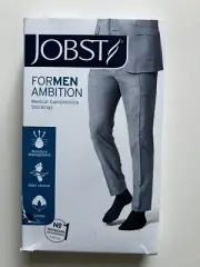 Jobst 20-30 mmHg Medical Compression Men's Knee Stockings Navy Size 3 #7766132