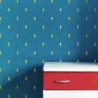 Lightning Bolt Wall Pattern STENCIL, lightning Flash Teenagers Room Wallpaper