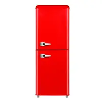 在飛比找蝦皮購物優惠-志高(CHIGO) 彩色復古冰箱小型雙門網紅美式小冰箱可愛