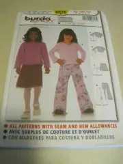 BURDA GIRLS TOP SKIRT PANTS 9826 COORDINATES Sewing Pattern UNCUT