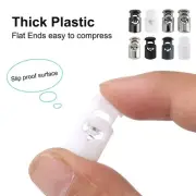 25pcs Plastic Cord Lock Stoppers Spring End Toggle Fastener Organizer