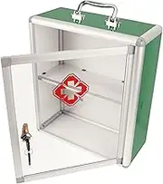 CHILDWEET Sturdy Wall Mount First Aid Kit Medicine Cabinet Public Aid Case Outdoor Family Sports Team Kit