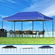 ALFORDSON Gazebo 3x6m Pop Up Marquee Outdoor Camping Folding Tent 600D Oxford