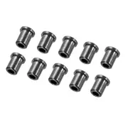 Guitar String Ferrules Through Body 1/8" Black for Electric Guitar 12pcs