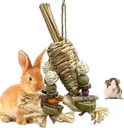 Rabbit Chew Toys for Bunny, Chew Toy Tooth Care Molar Tool Playing Rabbit Toy for Small Animal, Hamsters, Guinea Pigs