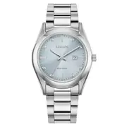 Citizen Eco-Drive Blue Dial Stainless Steel Women's Watch (EW2700-54L)