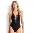 Seafolly-Active Lace Up Halter One Piece