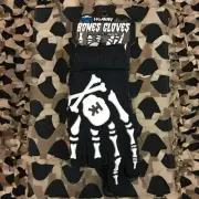 New SMALL HK Army Bones Paintball Gloves - Black/White